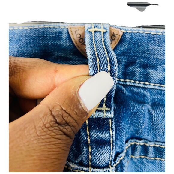 Ariat Mens Jeans Straight Medium Wash Blue Denim Jeans 100% Cotton W33 x L32 - Picture 8 of 14